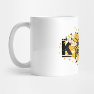 Be Kind Sunflower and Bee Motivational Message Mug